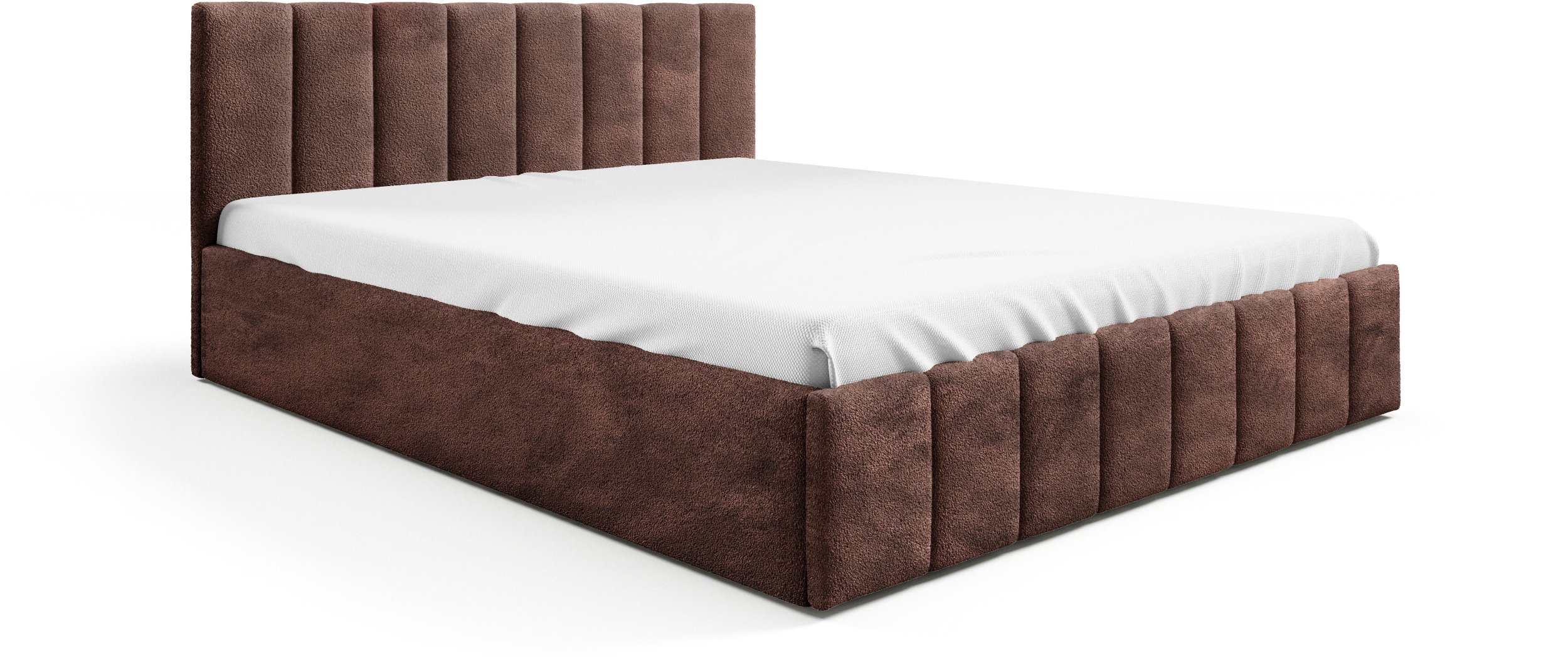 ŁÓŻKO LEYLA 120X200 metalowy , POJEMNIK , BOUCLE , BUKLA quelle 26