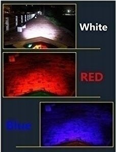 Tech-Led ŻARÓWKA BA 20D H6 CREE LED 3KOLORY+SOCZEWKA 9W