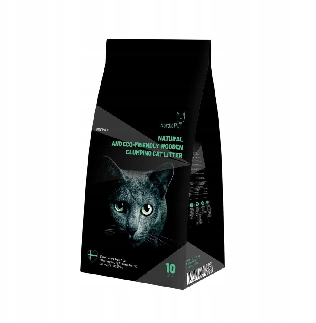 LITTER CAT JUMPING WOODEN 10L