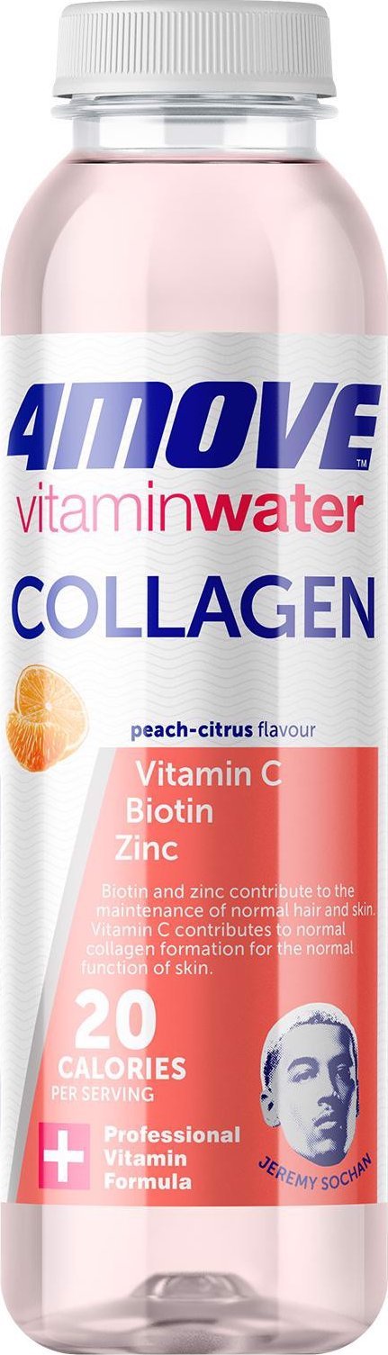 4Move 4Move Vitamin Water Collagen Napój o smaku brzoskwiniowo-cytrusowym 556 ml
