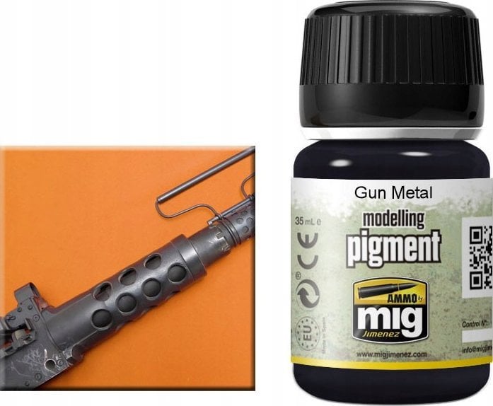Vallejo Ammo: Modelling Pigment - Gun Metal (35 ml)