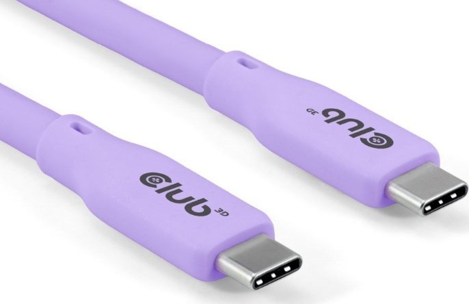 Club 3D CLUB3D CAC-3004 kabel USB USB4 Gen 2x2 2 m USB C Fioletowy