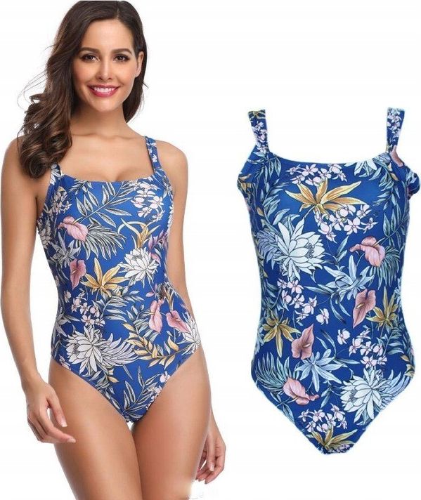 Pan i Pani Gadżet Jednoczęściowy strój kąpielowy blue body