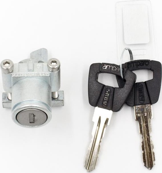 Abus Zamek ABUS z wkładką bębenkową do akumulatorów Bosch PowerTube