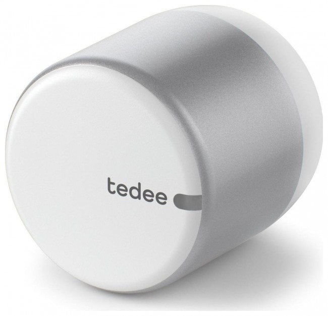 Tedee Lock GO 2 TLV2.0A srebrny z białym przyciskiem