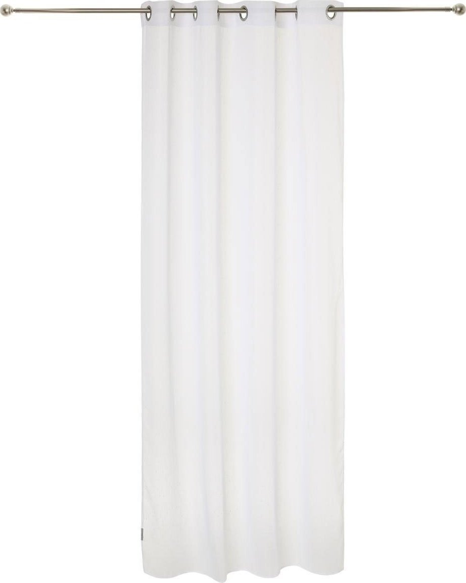 Atmosphera Firanka gotowa na przelotkach 140 x 240 cm, kolor biały