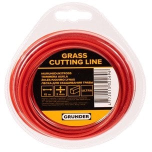 TRIMMER LINE 2.0MM 15M SQUARE ULTRA