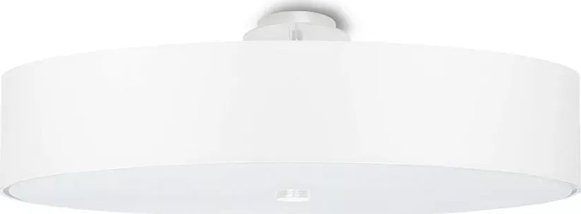 Lampa sufitowa Lumes Biały minimalistyczny okrągły plafon 60 cm - EX663-Skalo