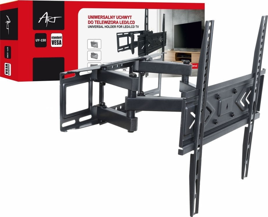 UCHWYT DO TV LED/LCD 32-70" 40KG UY-150 ART reg. pion/poziom 52-350mm one size