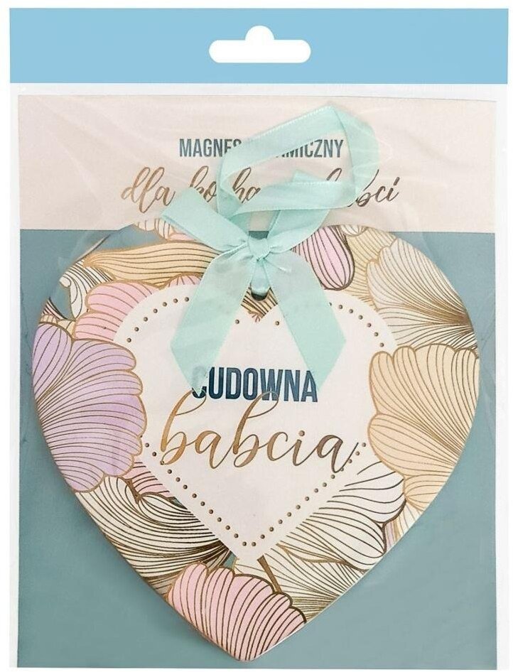 Magnes w kształcie serca dla Babci