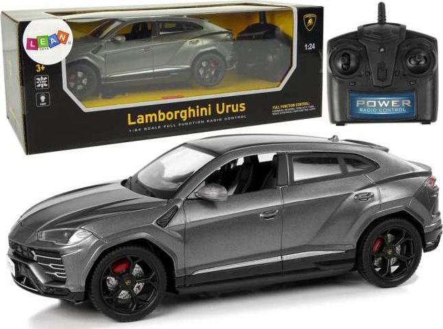 LeanToys Auto R/C 1:24 Lamborghini Urus Czarny 2.4 G Światła