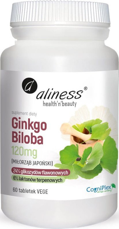 NOW Foods ALINESS Ginkgo Biloba 120mg 60tabs