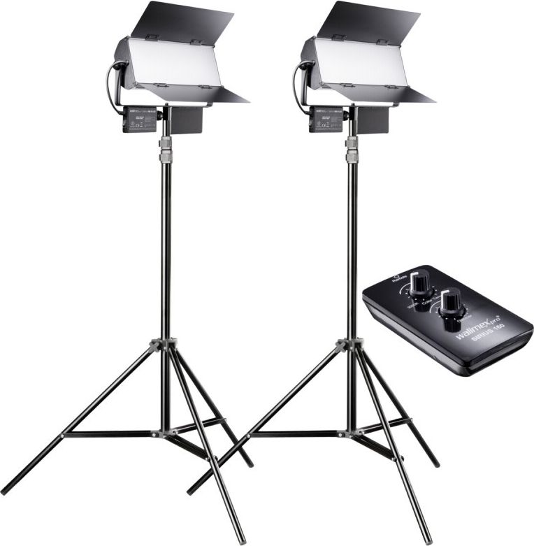 Lampa studyjna Walimex Lampy studyjne Sirius 160 D-LED Basic 2 (21042)