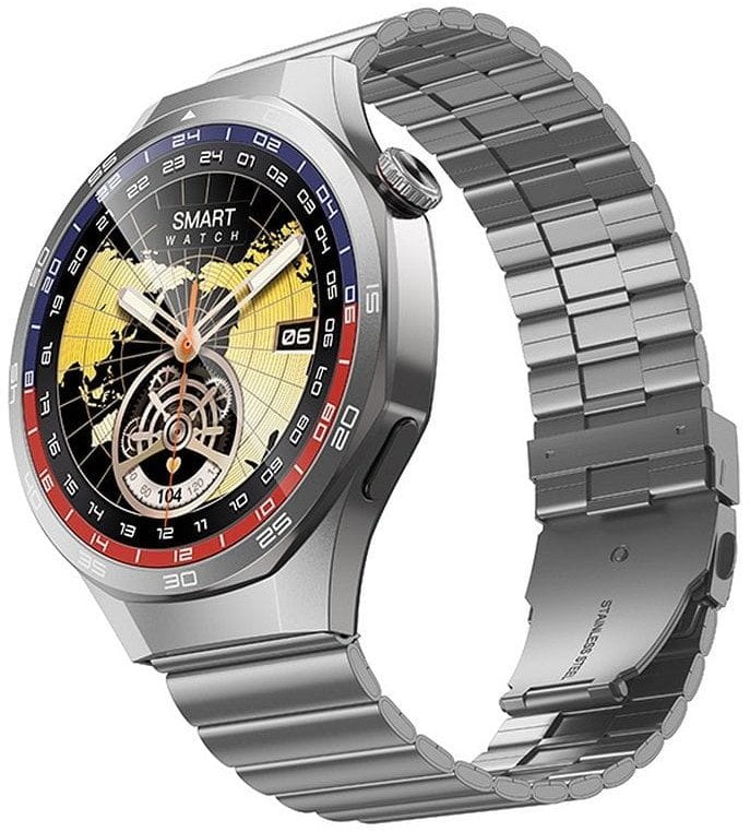 Smartwatch Hoco 1,53" TFT z fukcją rozmowy DYD03 srebrny