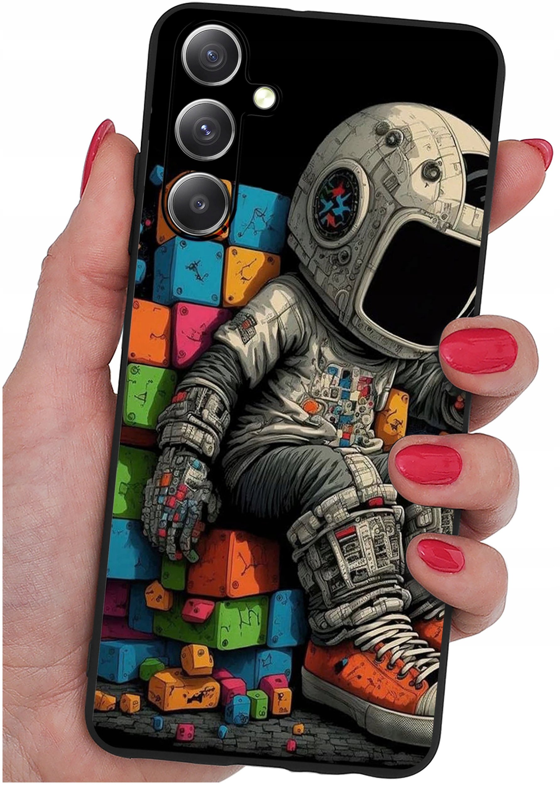 ETUI do Samsung Galaxy S23 WZORY |SILIKONOWE MATT CASE + SZKŁO 9H