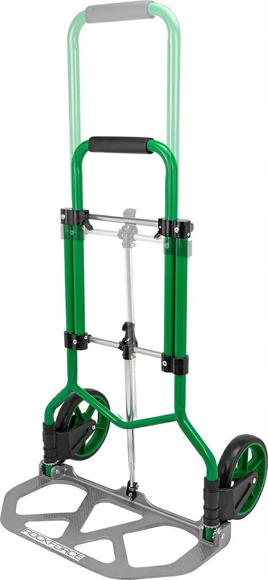 Wózek narzędziowy Rockforce Wózek składany platformowy z teleskopową rączką - nośność: 100kg