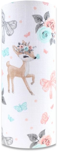 Pielucha tetra druk 70/80 Sarenka z kokardą 1 szt. 0482