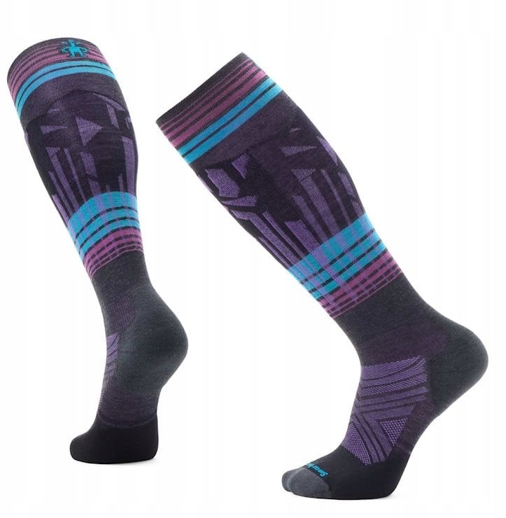 U'S Ski Targeted Cushion Summit Shot OTC Socks, 003 | charcoal, M