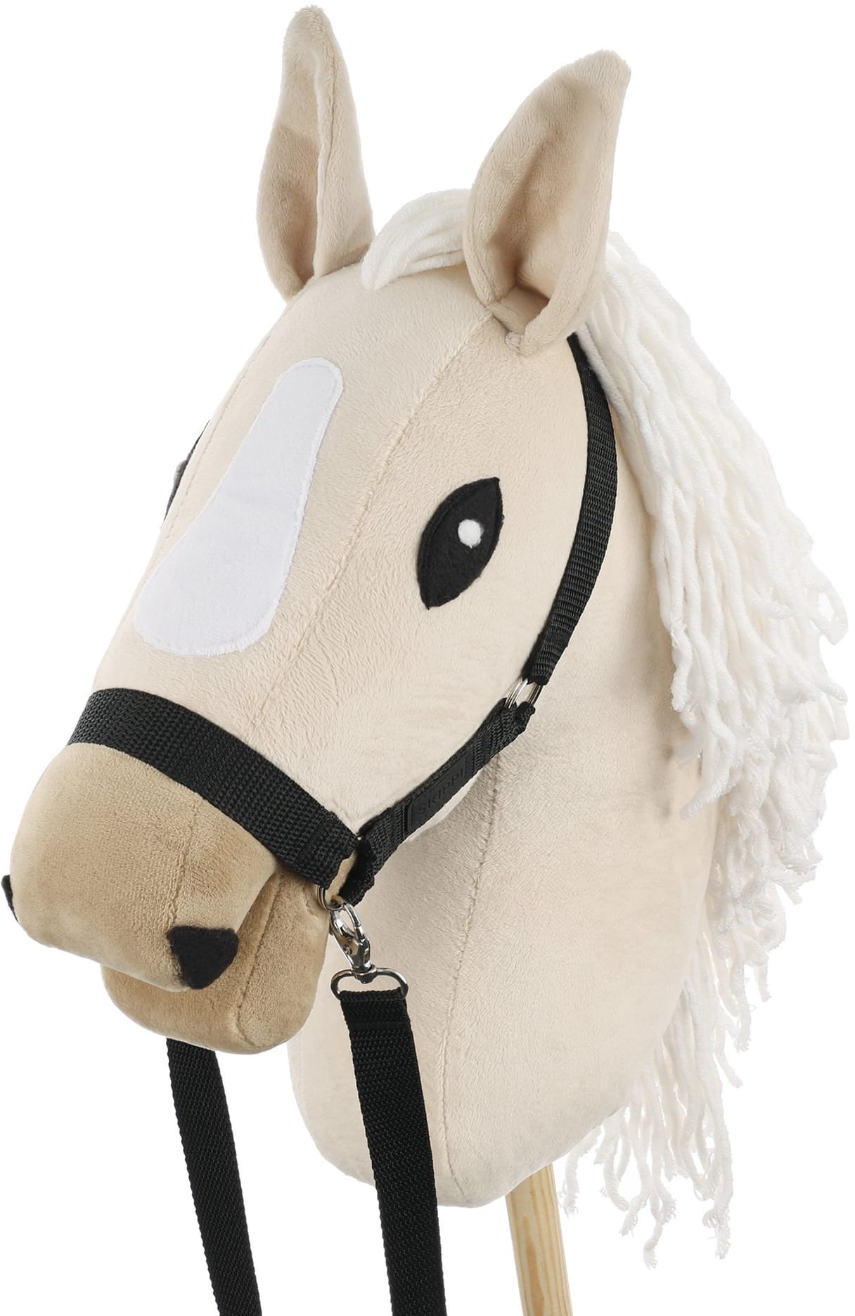 Hobby Horse Skippi A3 - Almond - Ecru - Jasny beż - kantar i wodze