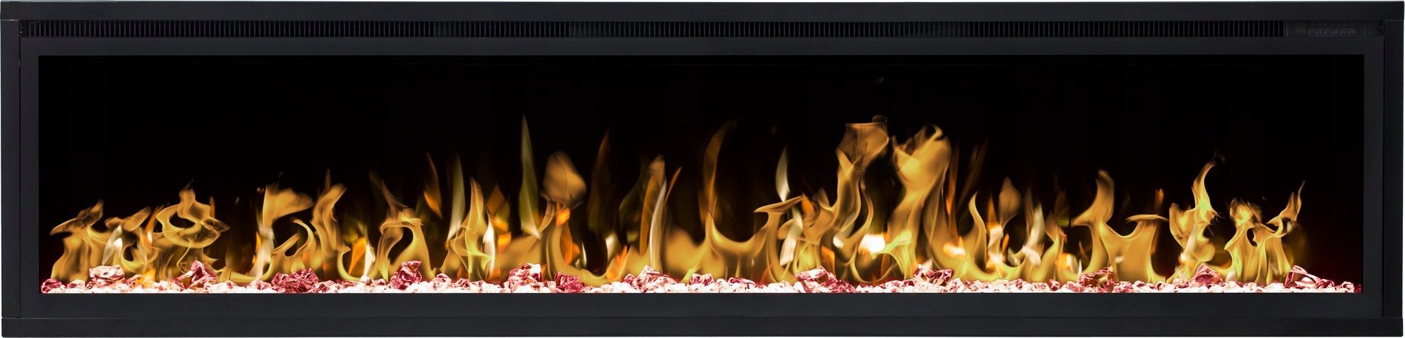 Aflamo Kominek elektryczny LED Ścienny Royal 72 Czarny