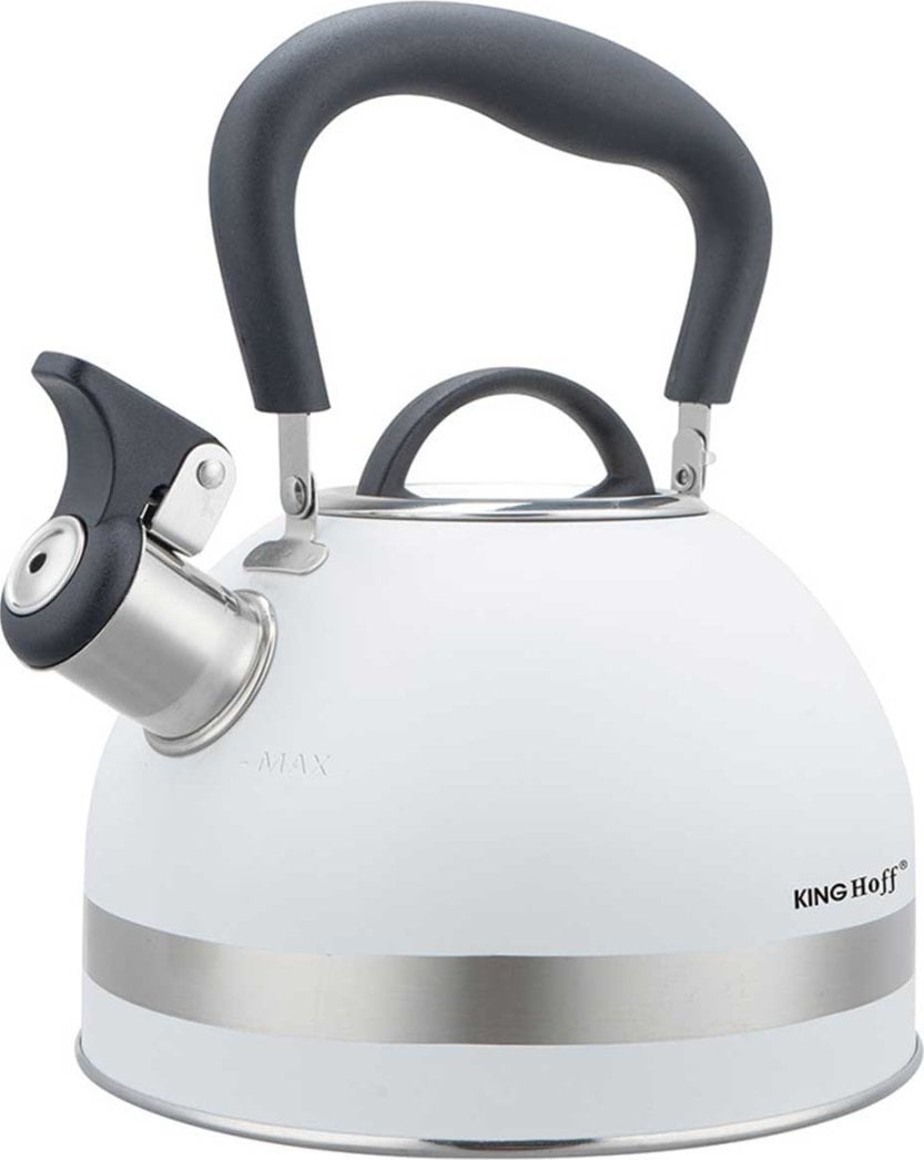 KingHoff CZAJNIK 1,8L Z GWIZDKIEM KINGHOFF KH-1852 bBIAŁY