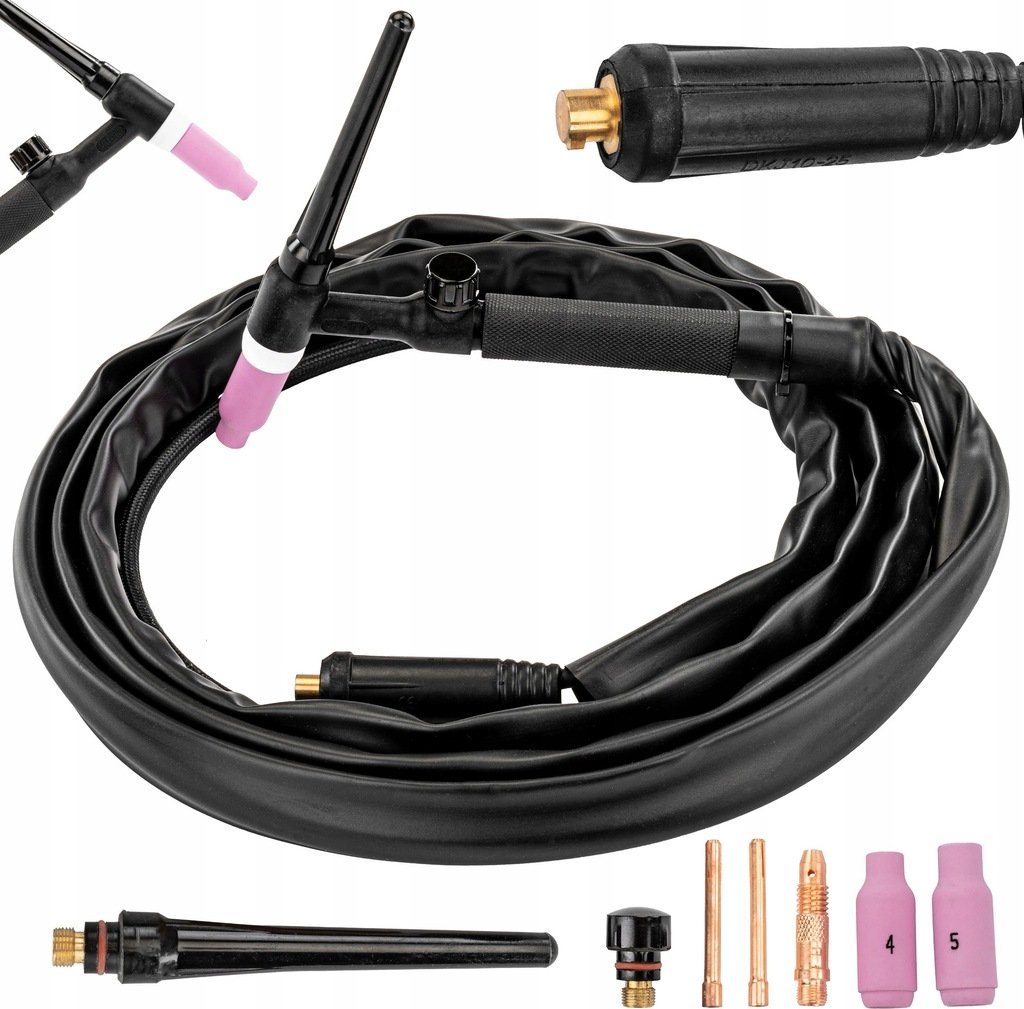 Powermat UCHWYT SPAWALNICZY PRZEWÓD TIG LIFT WP17V 16-25 3 M ZAWOREK