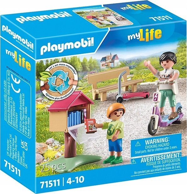 Playmobil Zestaw figurek My Life 71511 Wymiana książek