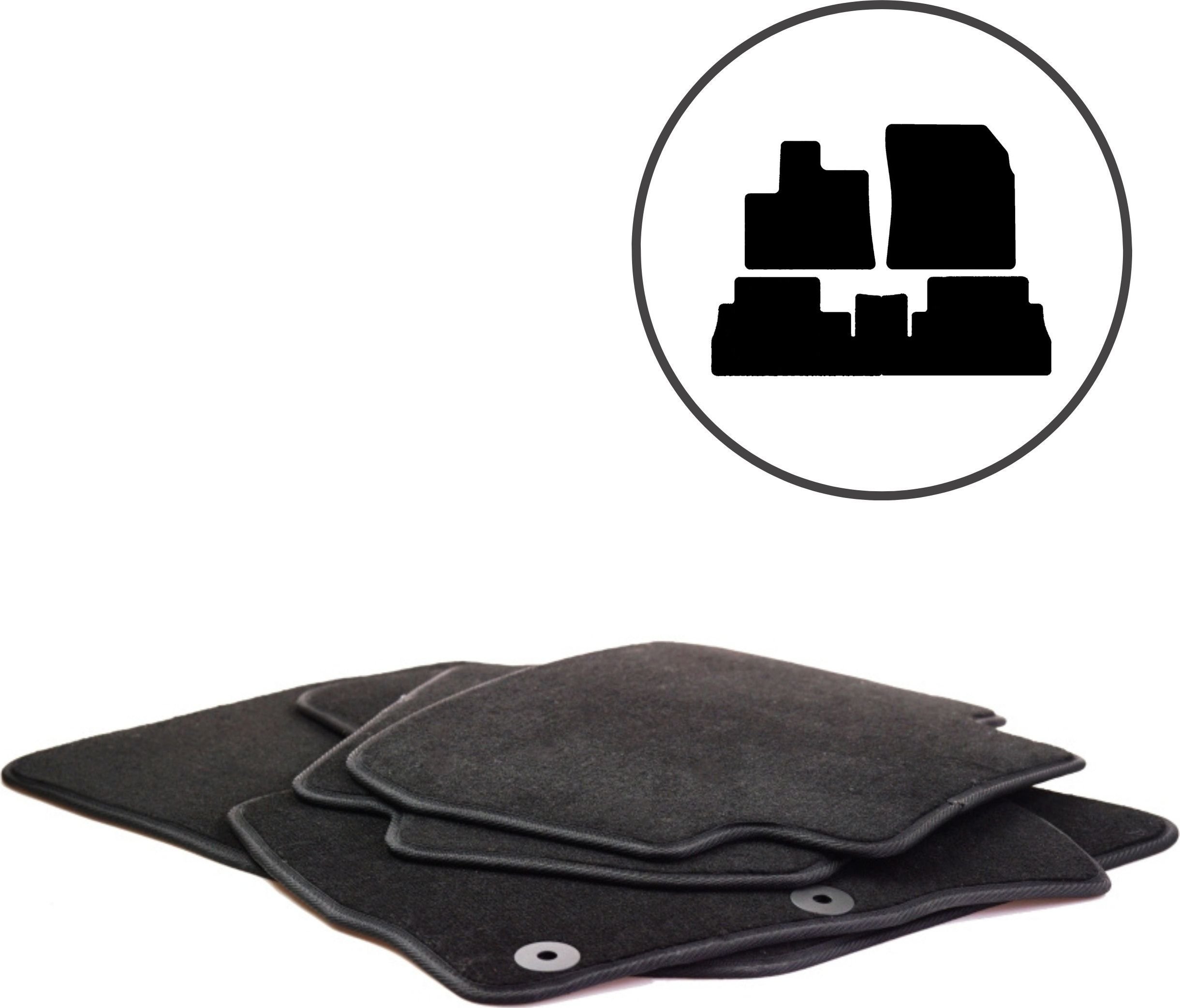 Dikel Dywaniki samochodowe 4szt. Citroen Berlingo III