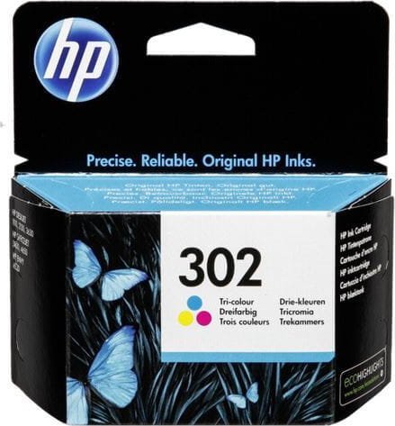 Tusz HP 302 F6U65AE 3ml CMY Oryginał