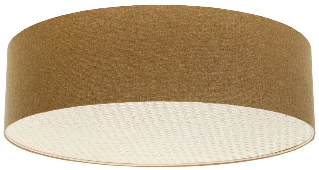 Plafon sufitowy ERUTAN RATTAN 70 żółty BPS KONCEPT