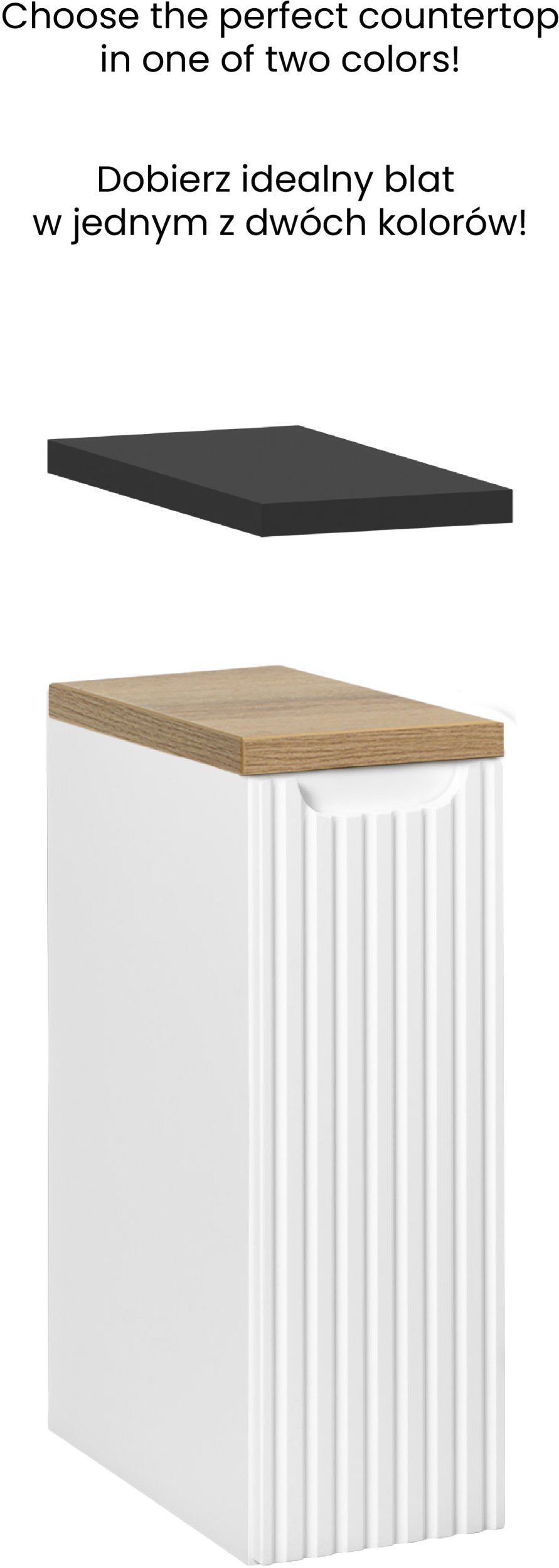 Szafka pod blat 20cm 1 drzwi