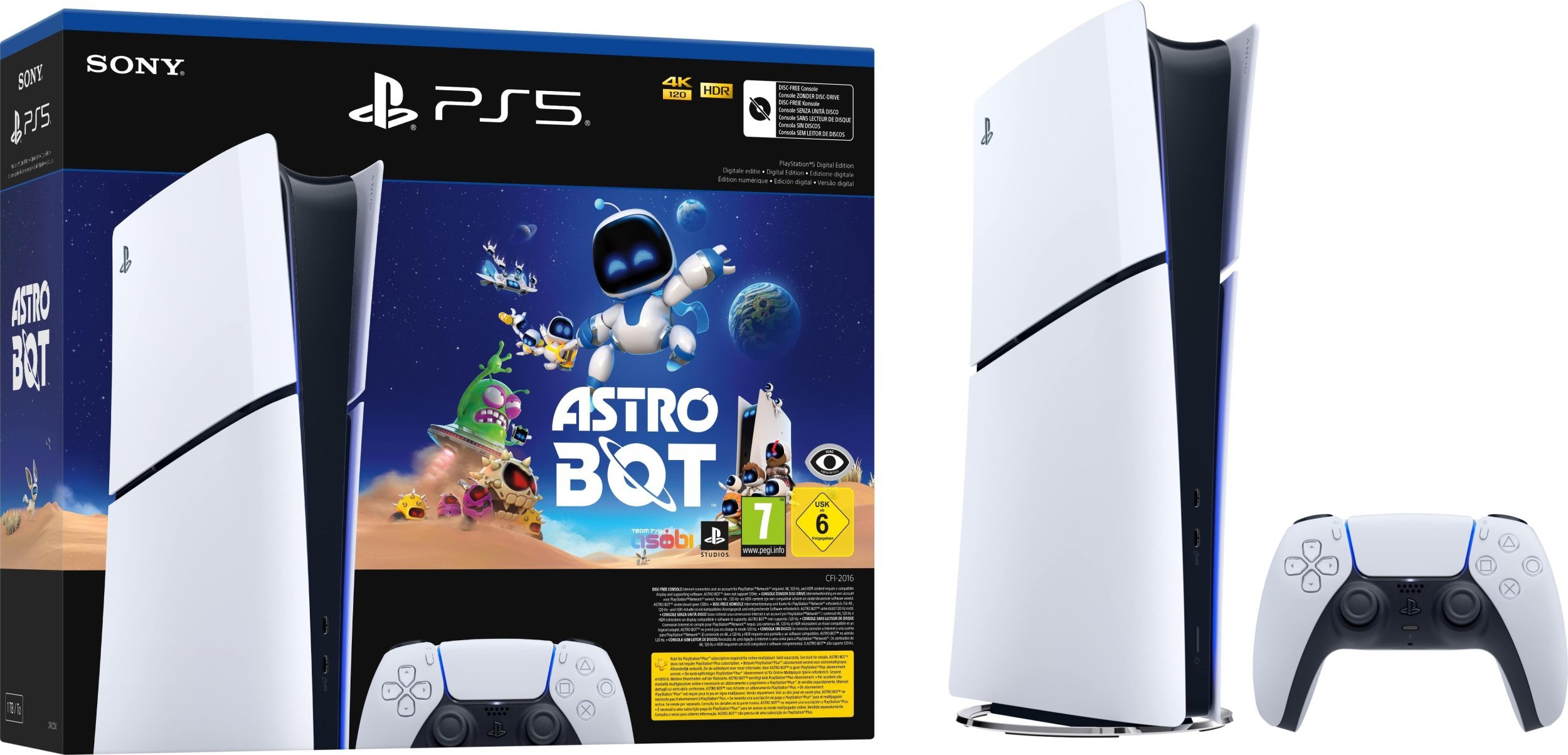 Sony PlayStation 5 Digital Slim Astro Bot GOTY Edition