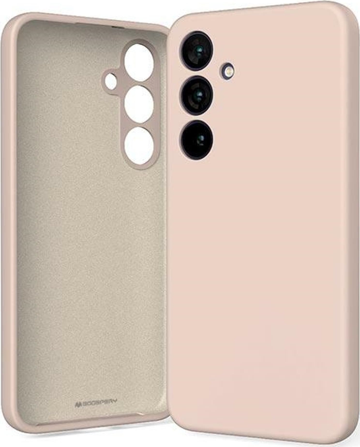 Mercury Mercury Silicone Case Samsung S24+ PINK SAND / PUDROWY RÓŻ