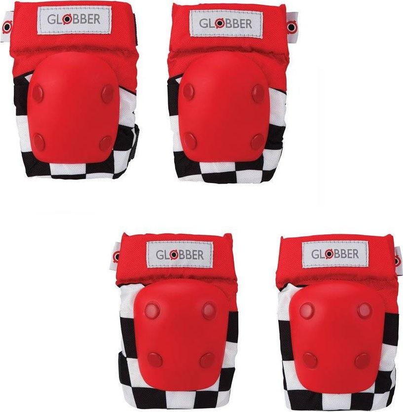 Globber Ochraniacze na łokcie i kolana Globber 529-001 Racing Red Uniwersalny