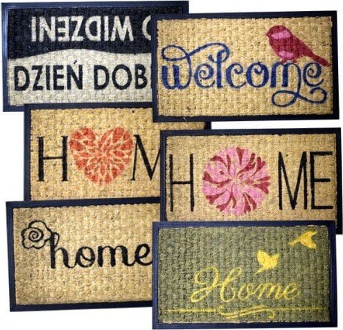 Euromat Wycieraczka zewnętrzna kokosowa Condor 35x60cm mix