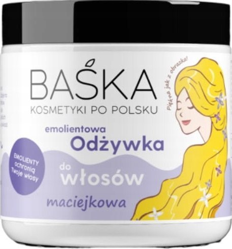 Solverx BAŚKA Emolientowa odżywka do włosów - maciejka 250 ml