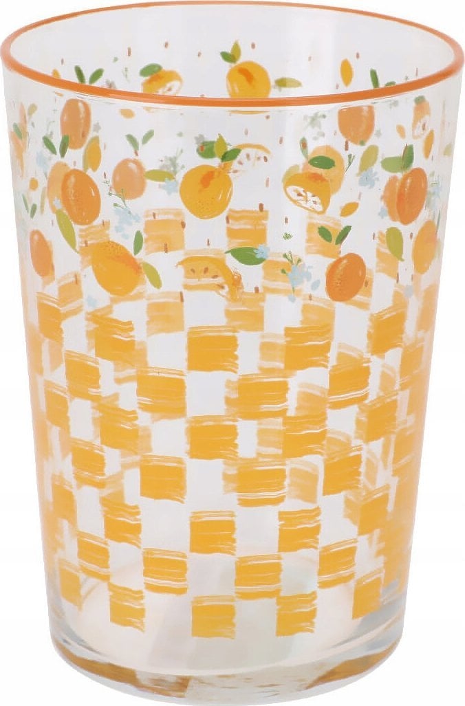 Duża szklanka w owocowy wzór, 510 ml
