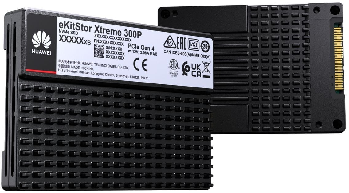 Huawei SSD eKitStor Xtreme 300P PCIe 4.0 7.68TB SSD NVMe Disk Unit(2.5") - HSSD-E027T6P4L1N