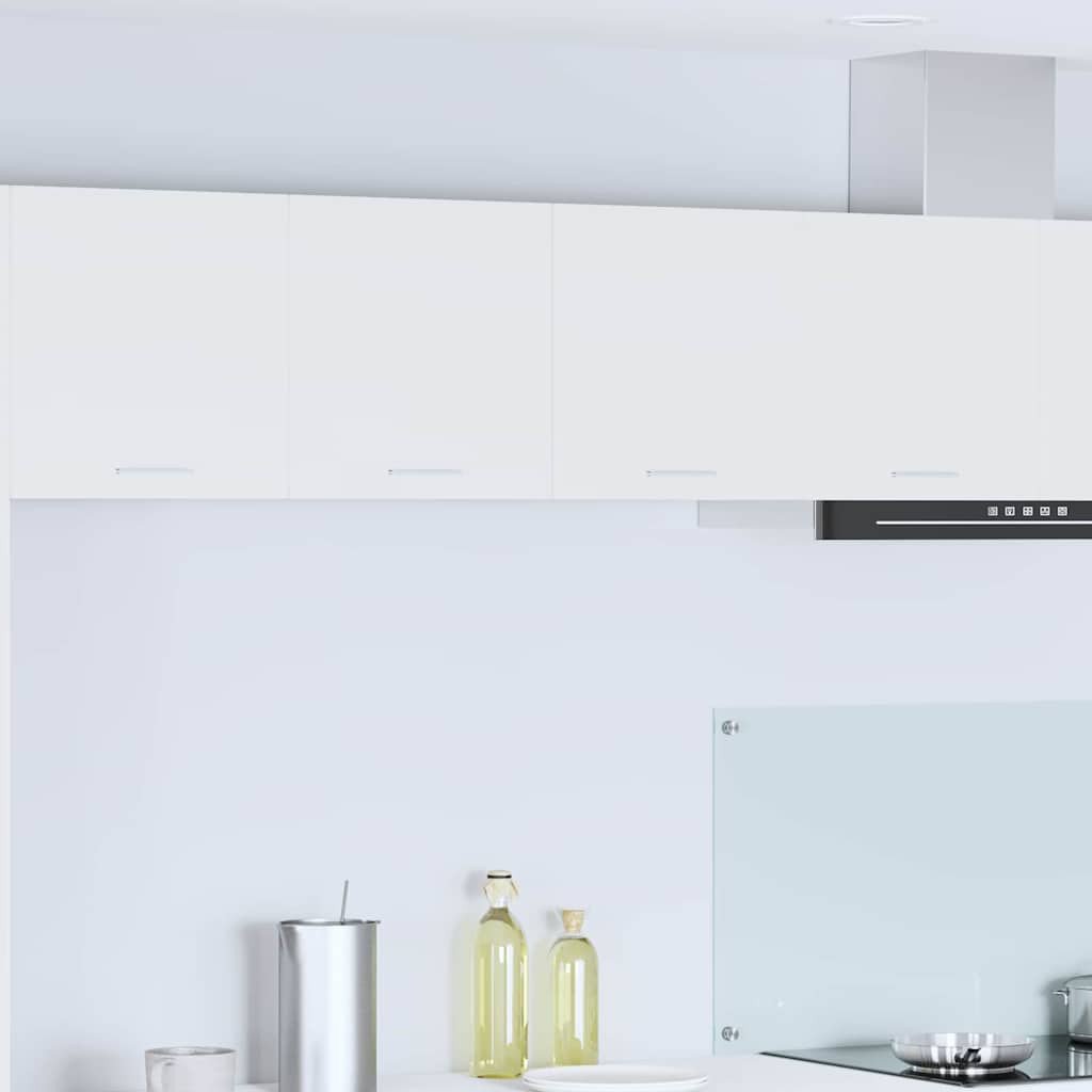 vidaXL Szafka wisząca z półką z drzwiami Riga Biały 80 x 31 x 40 cm