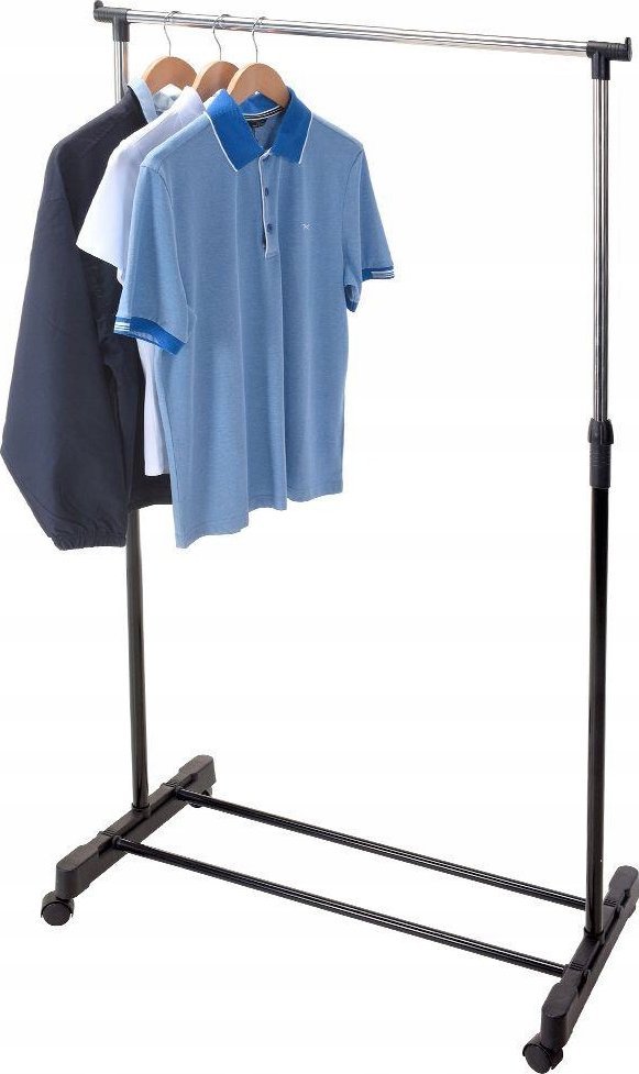 ER4 WIESZAK NA KÓŁKACH UBRANIA BUTY GARDEROBA STOJAK