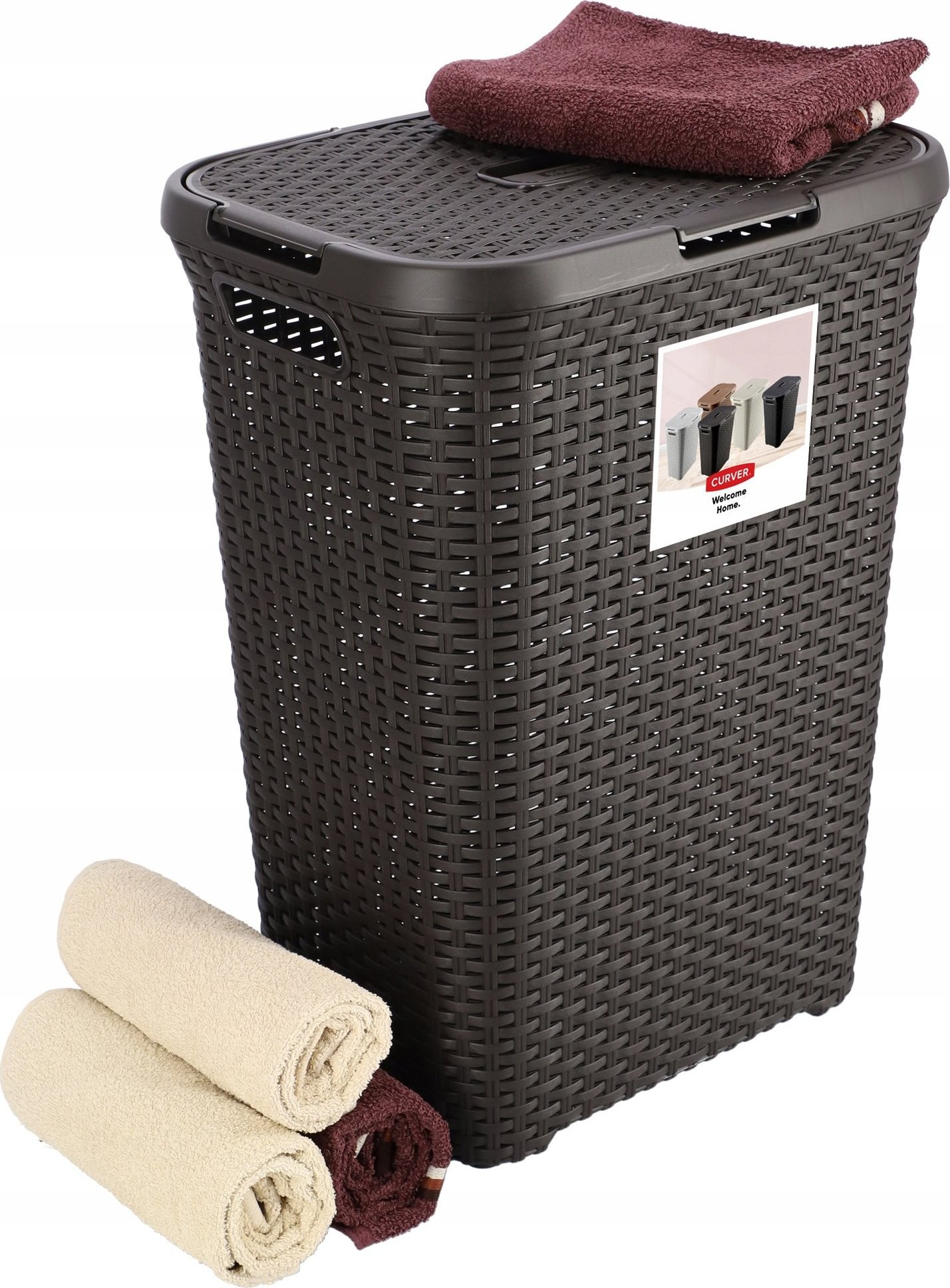 Kosz na pranie Kadax Curver Kosz Na Pranie Pojemnik Na Bieliznę 60L