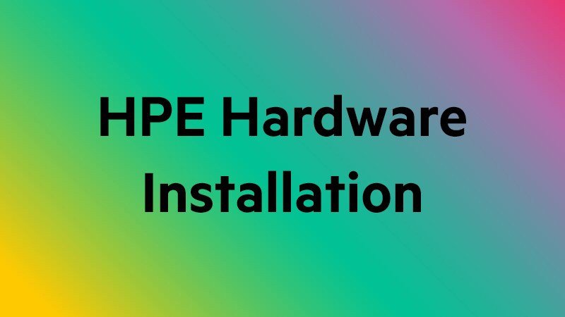 HP Installation NAS/Proliant StorSvr SVC