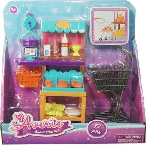 Akcesoria dla lalki - stoisko z warzywami