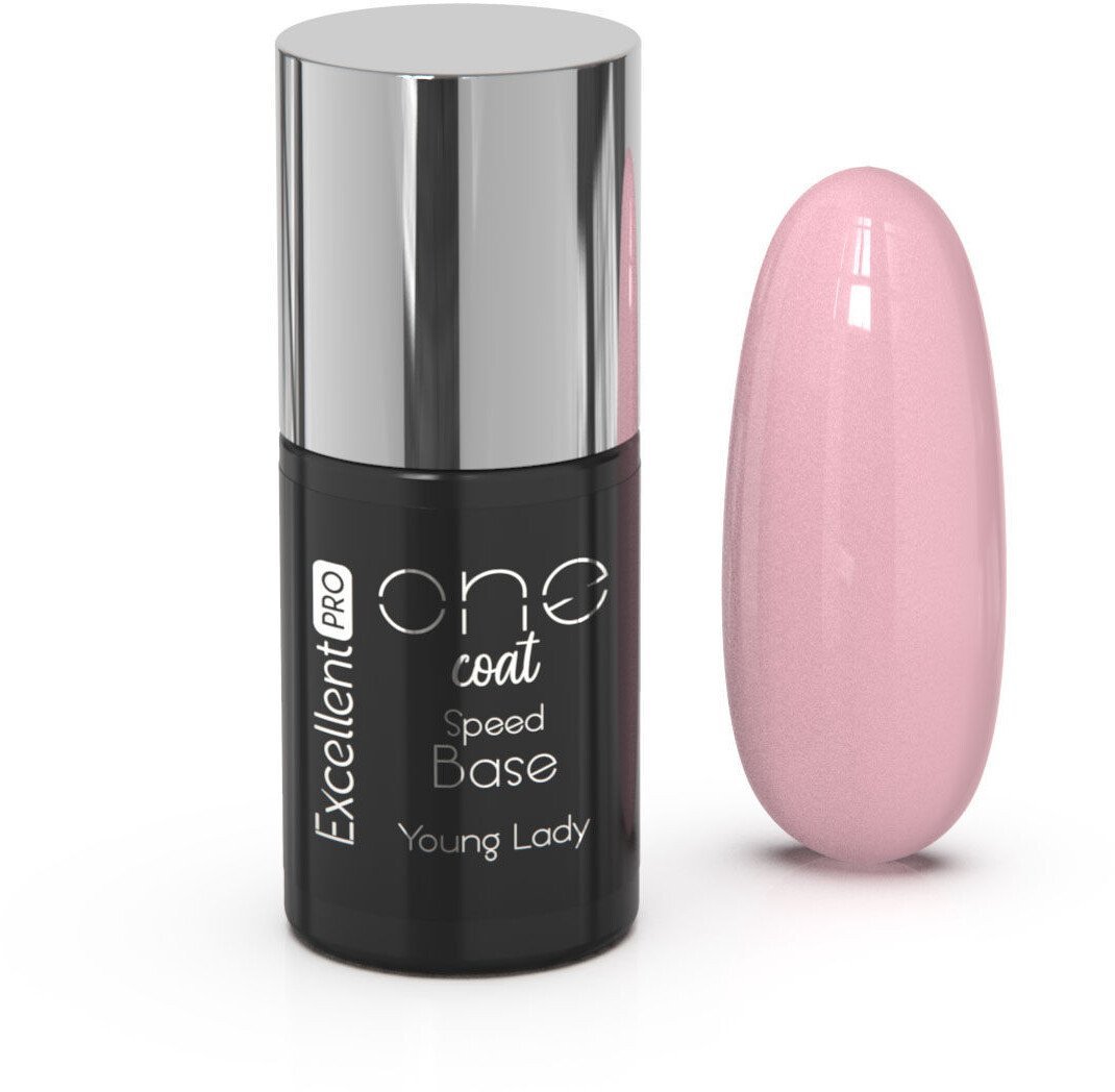 Excellent PRO One Coat Speed Base kryjąca baza hybrydowa Young Lady 7g
