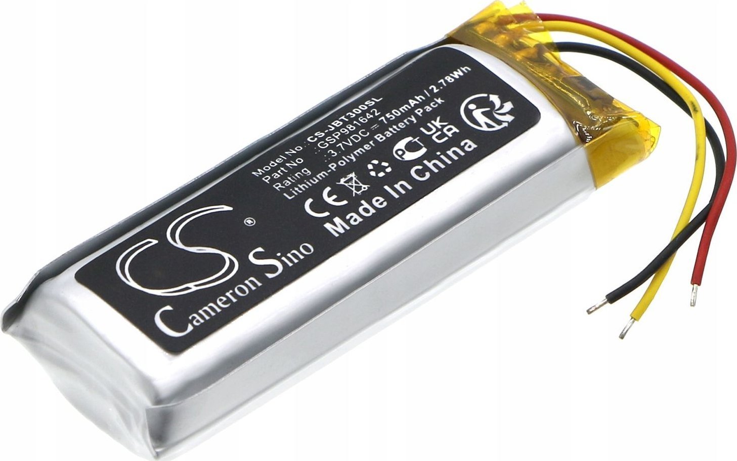 Bateria Cameron Sino Akumulator Bateria Typu Gsp981642 Do Słuchawek Jbl Tune Beam Charging Base / Cs-jbt300sl