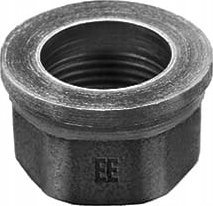 Detal dwuzłączki-końcówka czarna DN25 1