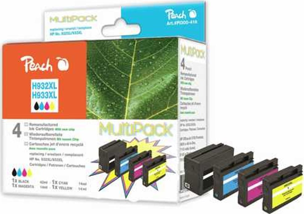 Tusz Peach Patrone Peach HP 932/933XL Füllanzeige MultiPackPlus Retail - PI300-416