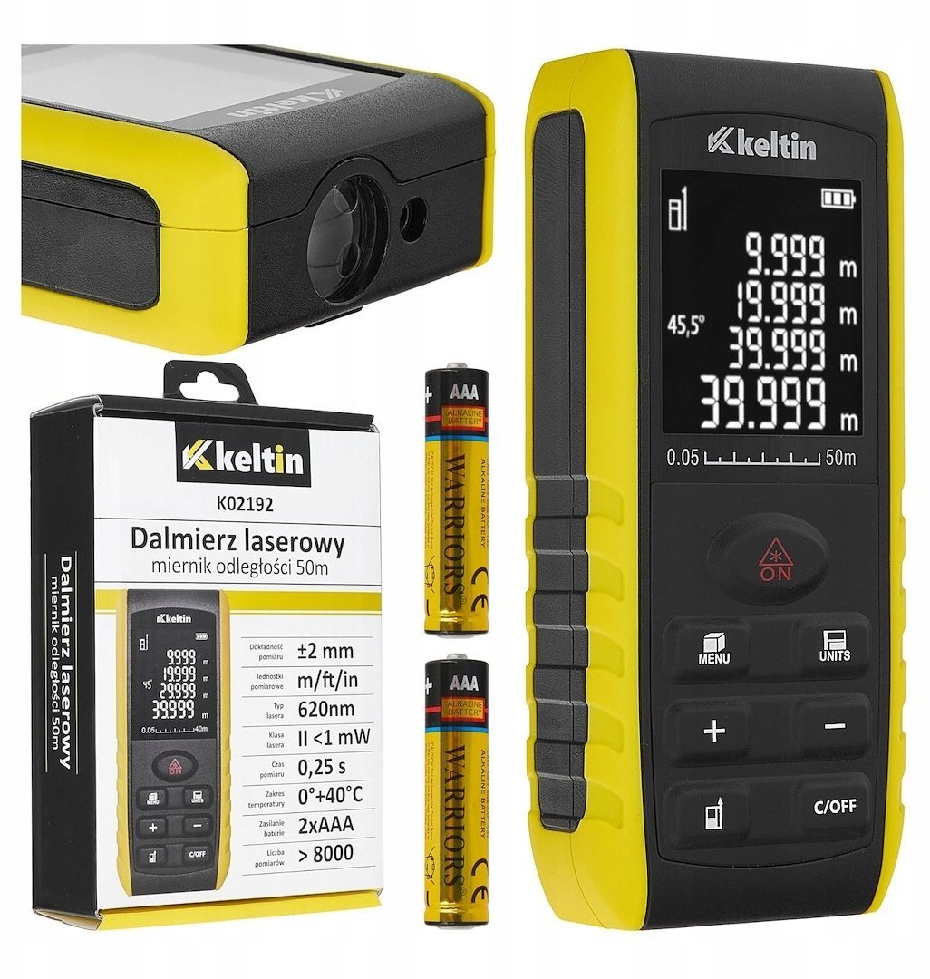 Dalmierz laserowy – miernik odległości 50m (40)