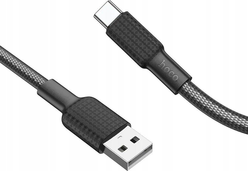 Kabel USB Alogy USB-A - USB-C 1 m Srebrny (16890058991)