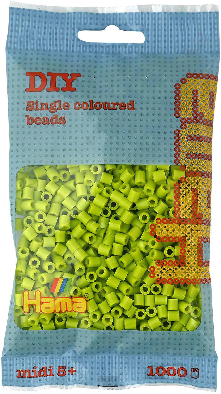 HAMA MIDI 1000 KORALIKÓW W TOREBCE(JASNY ZIELONY)